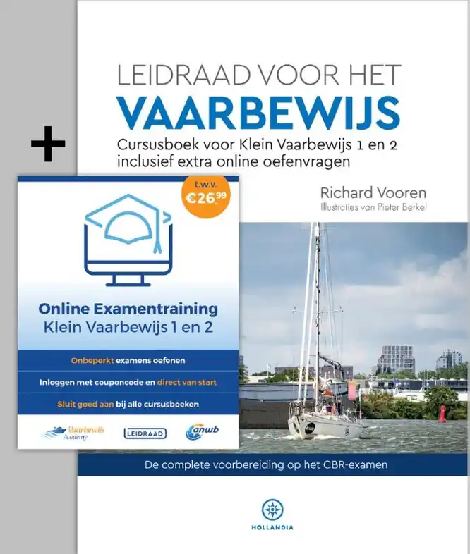 Watersport handboek Leidraad voor het Vaarbewijs inclusief online examentraining (9789064108327) Seizoensaanbieding