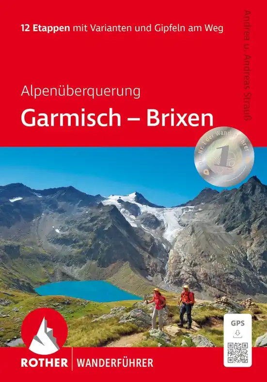 Wandelgids Alpenüberquerung Garmisch – Brixen | Rother Bergverlag (9783763314355) Op = Op
