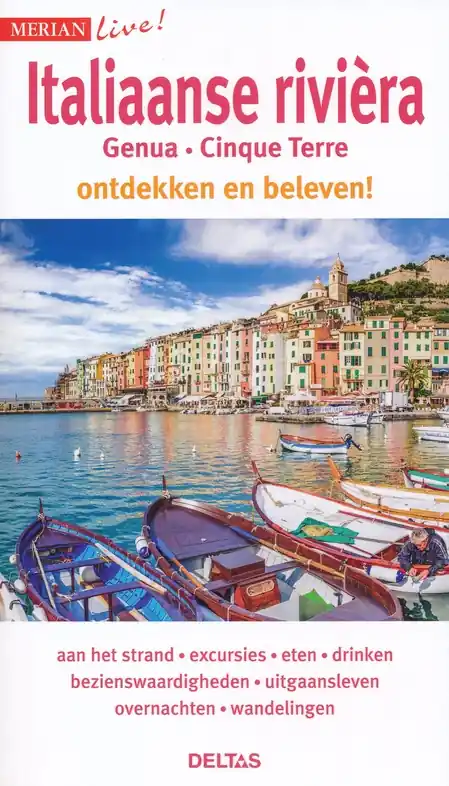 Reisgids Merian live Italiaanse rivièra | Deltas (9789044753790) Gratis Retour