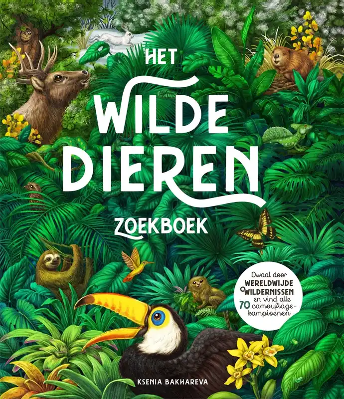 Fabrieksprijs Het wilde dieren zoekboek