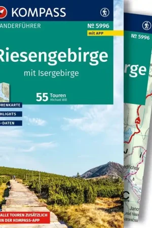 Wandelgids WF5996 Kompass Wanderführer Riesengebirge mit Isergebirge | Kompass (9783991543046) Hoge Kwaliteit