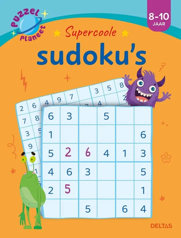 Puzzelplaneet – Supercoole sudoku's (8-10 j.) Hoge Kwaliteit