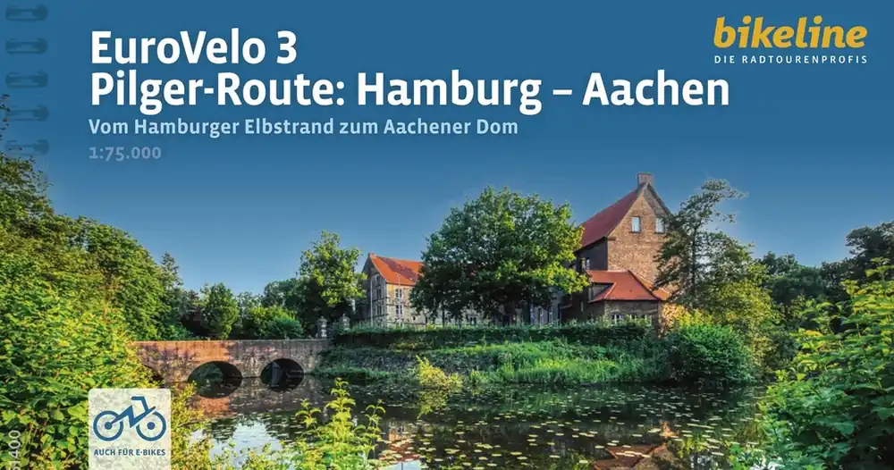 Gratis Retour Fietsgids Bikeline EuroVelo 3 - Pilger-Route: Hamburg - Aachen | Esterbauer (9783711102010)