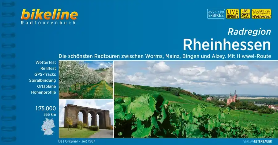 Fietsgids Bikeline Rheinhessen | Esterbauer (9783711101037) Beperkt Aanbod
