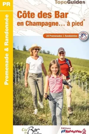 Beperkte Voorraad Wandelgids P101 La Côte des Bar en Champagne... à pied | FFRP (9782751413261)