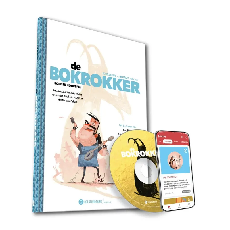 Geluidshuis – De Bokrokker (boek met downloadcode en cd) Direct Beschikbaar