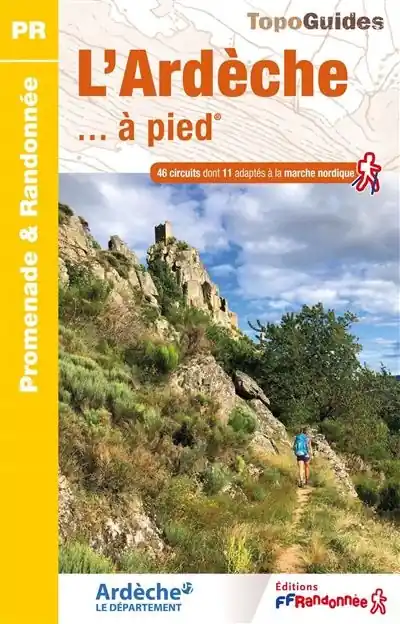 Seizoensaanbieding Wandelgids D007 Ardèche à pied | FFRP (9782751412851)