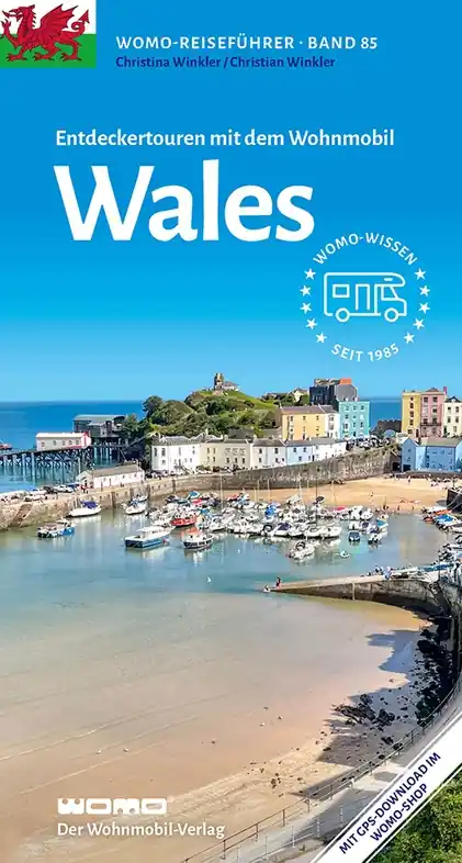 Campergids 85 Entdeckertouren mit dem Wohnmobil - Wales | WOMO verlag (9783869038520) Must-Have