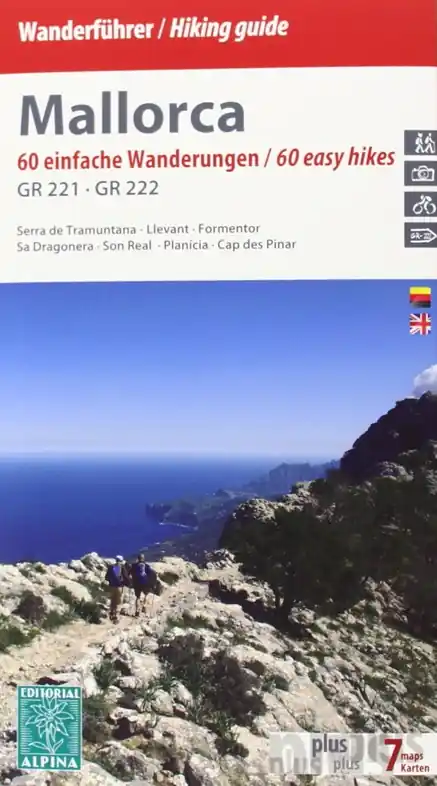Goedkoop Wandelgids 73 Mallorca wandelkaarten met GR221 en GR222 | Editorial Alpina (9788480905275)