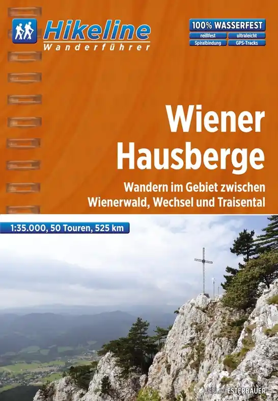 Wandelgids Hikeline Wiener Hausberge | Esterbauer (9783850005302) Gratis Retour