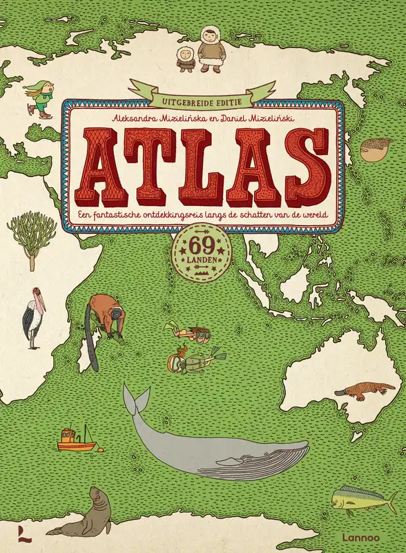 Pre-order: Atlas (69 landen) – Een fantastische ontdekkingsreis langs de schatten van de wereld (verschijnt 26/05/2026) Betaalbaar