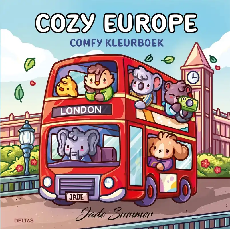 Express Levering Comfy kleurboek – Cozy Europe