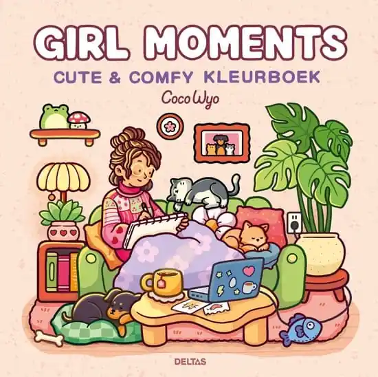 Cute & Comfy kleurboek – Girl Moments Gratis Retour
