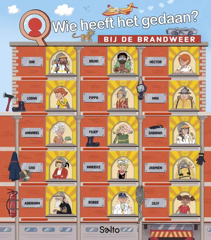 Koopje Wie heeft het gedaan? Bij de brandweer
