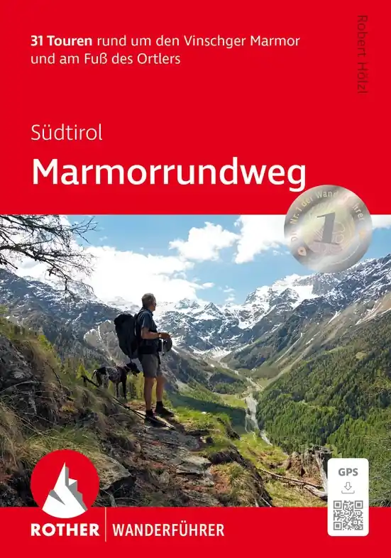 Wandelgids Marmorrundweg Südtirol (wf) 31T Vinschger Marmor | Rother Bergverlag (9783763348800) Gereduceerde Prijs
