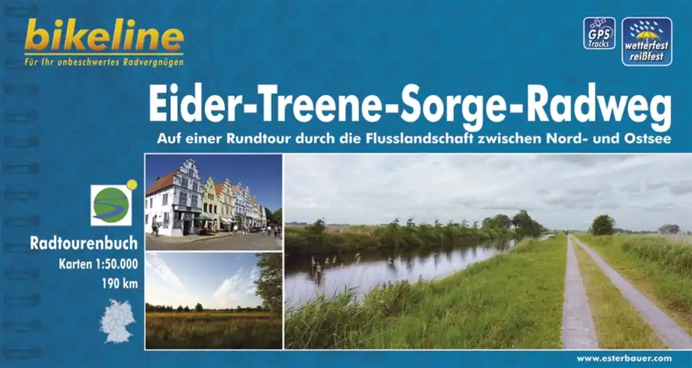 Fietsgids Bikeline Eider-Treene-Sorge-Radweg | Esterbauer (9783850002660) Goedkoop