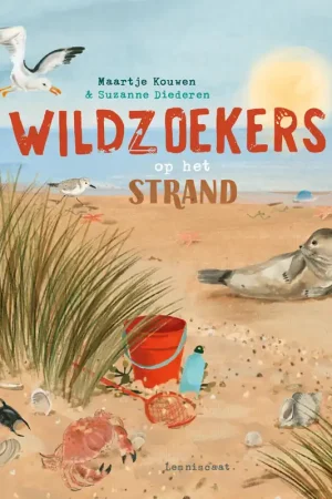Wildzoekers op het strand Hoge Kwaliteit