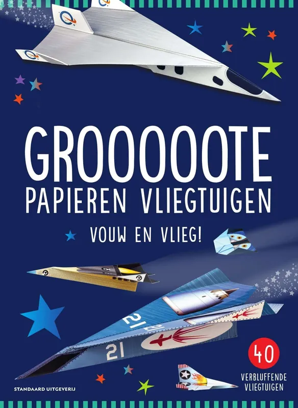 Premium Grooooote papieren vliegtuigen