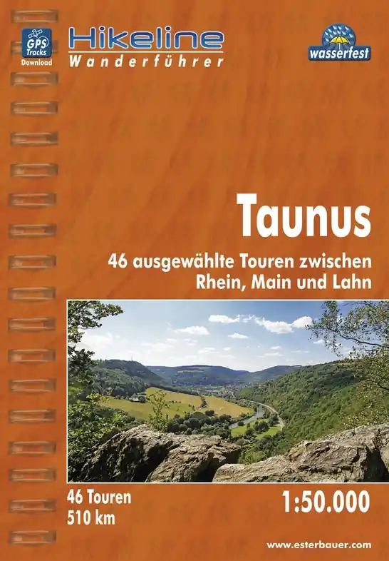 Koop Vandaag Wandelgids Hikeline Taunus | Esterbauer (9783850005746)