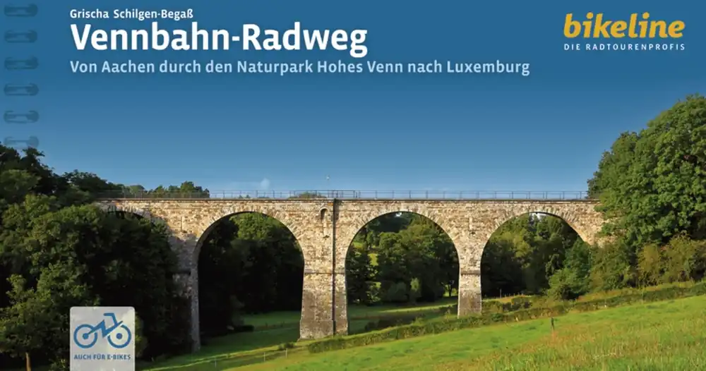 Hete Deal Fietsgids Bikeline Vennbahn - Radweg Aachen durch Naturpark Hohes Venn nach Luxemburg | Esterbauer (9783711102874)