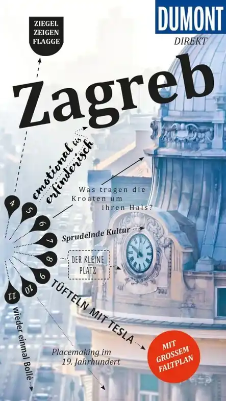 Reisgids Direkt Zagreb | Dumont (9783616031859) Express Levering