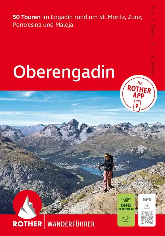 Wandelgids Oberengadin | Rother Bergverlag (9783763314683) Betaalbaar