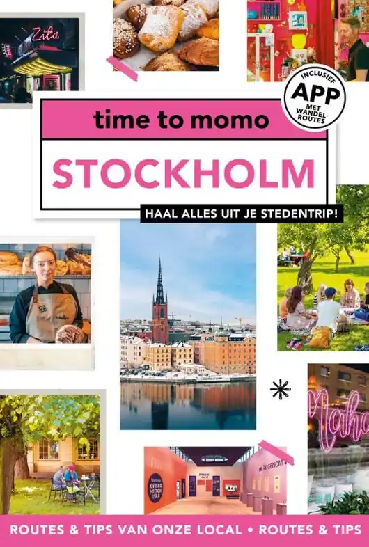 Reisgids time to momo Stockholm | Mo'Media | Momedia (9789493273641) Seizoensaanbieding