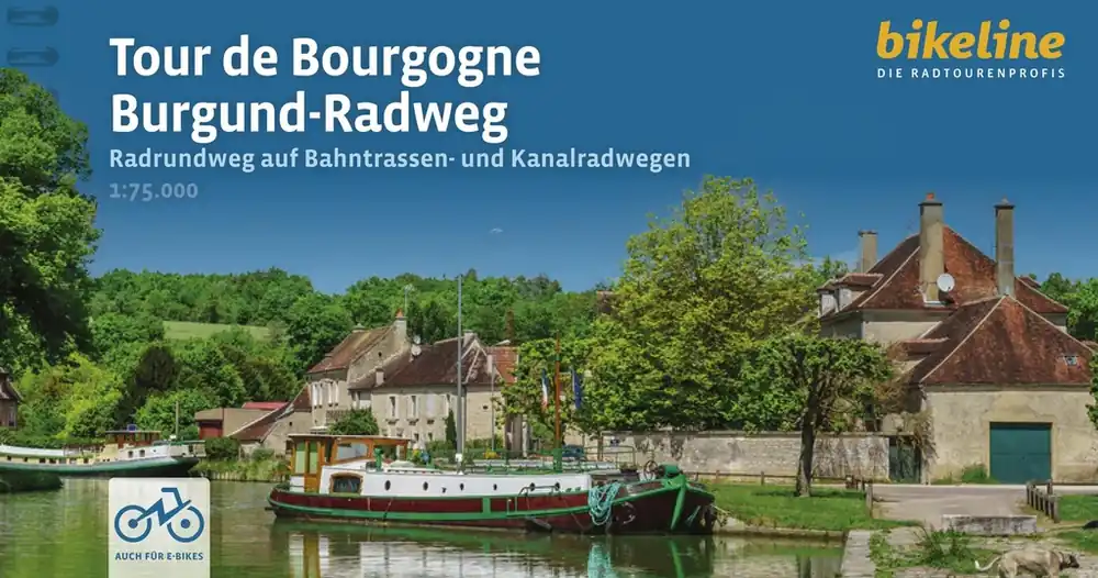 Gratis Retour Fietsgids Bikeline Tour de Bourgogne - Burgund-Radweg | Esterbauer (9783711102058)