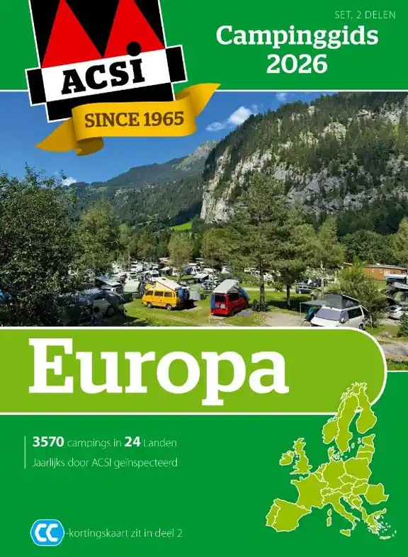 Campinggids ACSI Campinggids Europa 2026 | ACSI (9789493182912) Nieuw