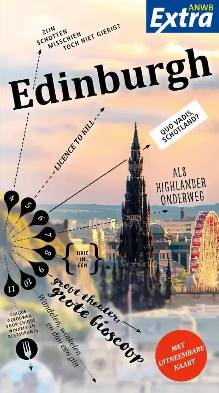 Reisgids ANWB extra Edinburgh | ANWB Media (9789018053246) Favoriet