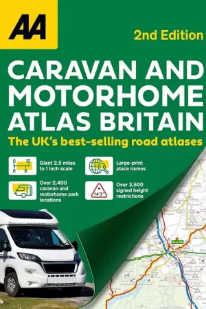 Weekendaanbieding Campergids Road Map Britain Caravan & Motorhome Atlas 2026 | Ringband | AA Publishing (9780749584597)