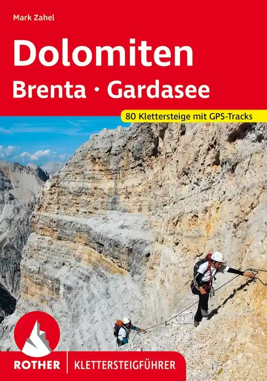 Klimgids - Klettersteiggids Klettersteige Dolomiten Brenta und Gardsee | Rother Bergverlag (9783763347308) Shop Nu
