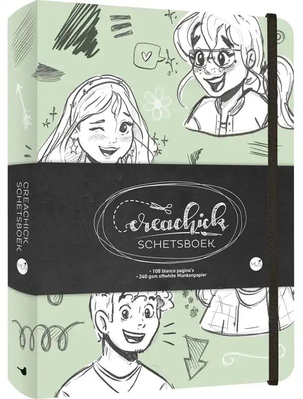 CreaChick Schetsboek Weekendaanbieding