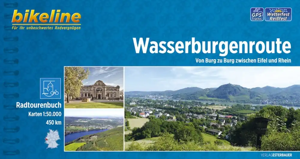 Gratis Retour Fietsgids Bikeline Wasserburgenroute | Esterbauer (9783850003735)