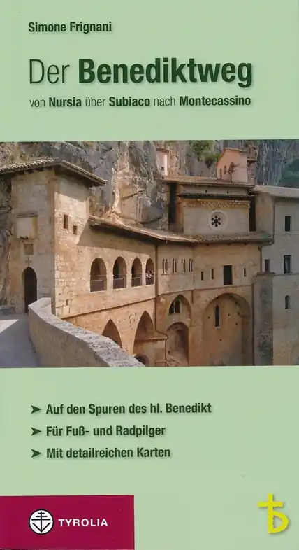 Wandelgids - Pelgrimsroute Der Benediktweg - Lazio - Umbria | Tyrolia (9783702233402) Gratis Retour