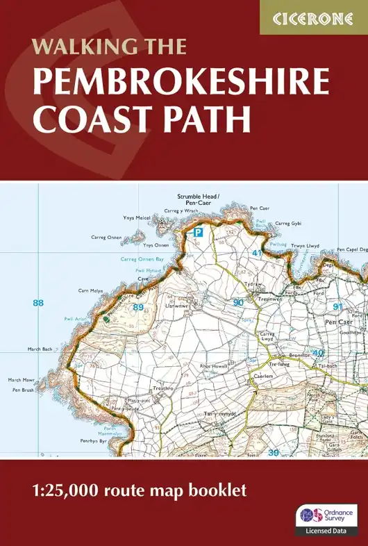 Gereduceerde Prijs Wandelgids Walking the Pembrokeshire Coast Path map booklet | Cicerone (9781786312099)