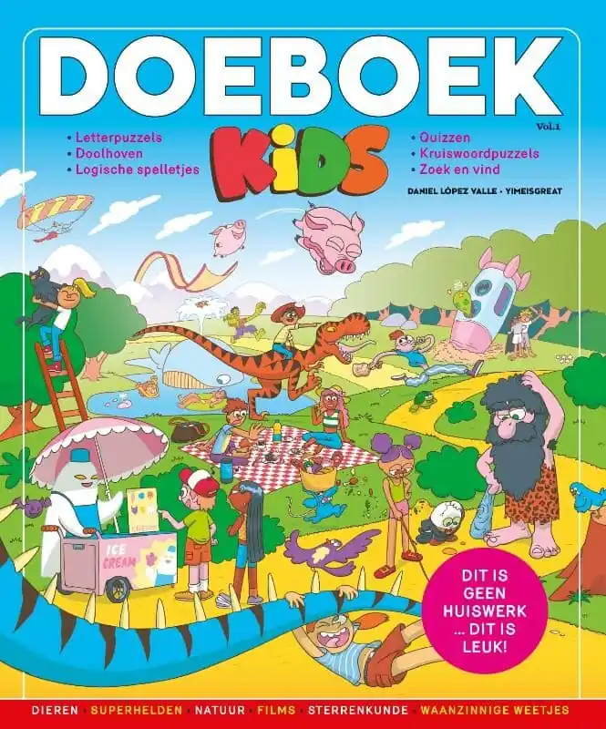 Doeboek voor kids vol. 1 Tijdelijk Beschikbaar