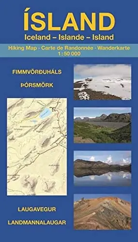 Meest Verkocht Wandelgids - Wandelkaart Island - Iceland - IJsland: | Uwe Grunewald (9783981525434)