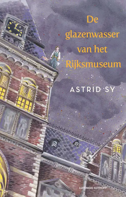 De glazenwasser van het rijksmuseum Koopje