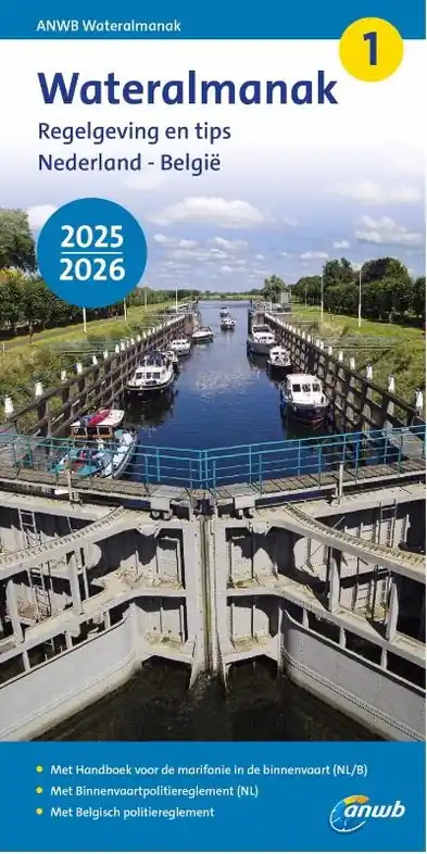Watersport handboek ANWB wateralmanak Wateralmanak deel 1 - 2025-2026 | ANWB Media (9789018054045) Rechtstreeks Van De Fabrikant