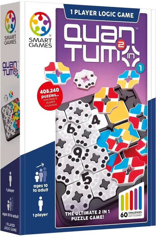 SmartGames – Quantum (2 in 1 puzzel) Rechtstreeks Van De Fabrikant