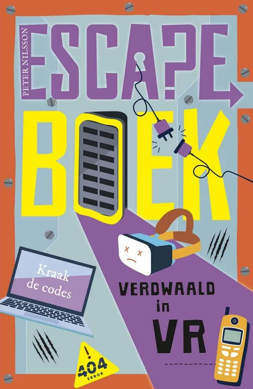 Escape boek – Verdwaald in VR Op = Op