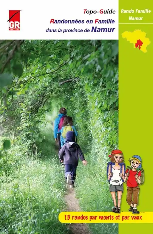 Beste Prijs Wandelgids Randonnées en Famille dans la province de Namur (RF Namur) | Les Sentiers de Grande Randonnée (9782931078013)