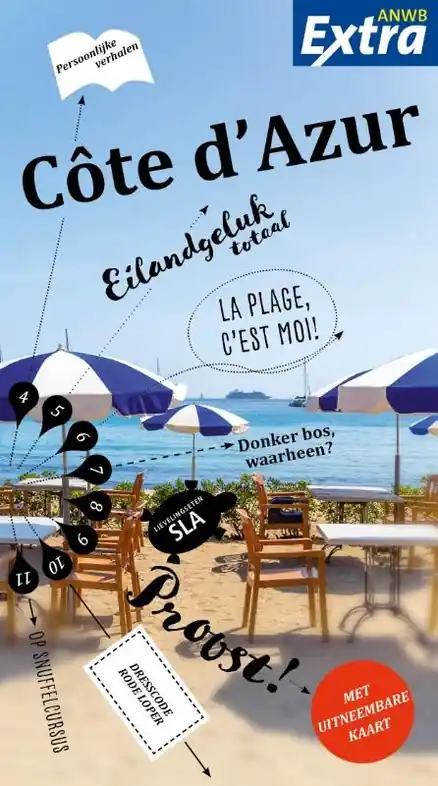 Reisgids ANWB extra Côte d'Azur | ANWB Media (9789018054380) Fabrieksprijs