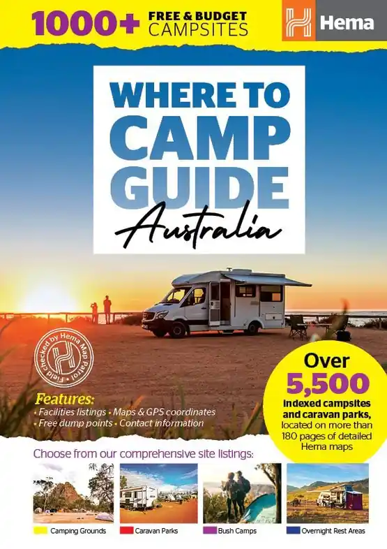 Campergids Where to Camp Guide Australia | Hema Maps (9781925625936) Goedkoop