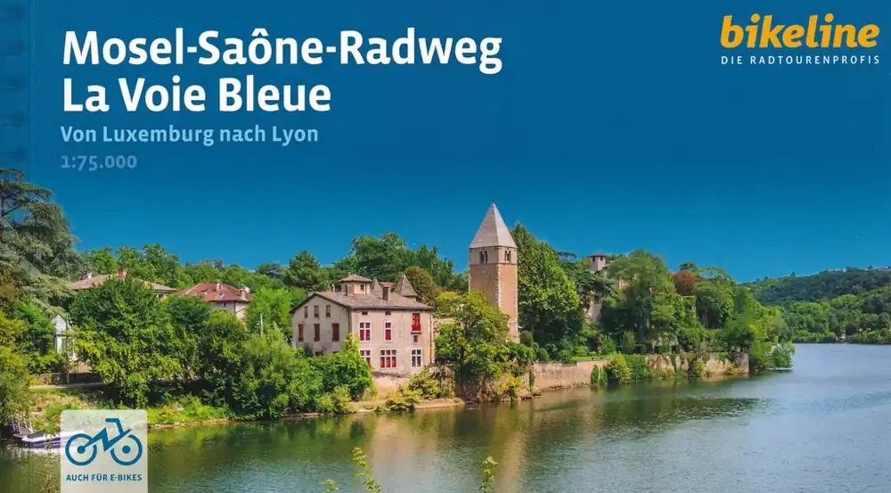 Fietsgids Bikeline Mosel-Saône-Radweg, La Voie Bleue | Esterbauer (9783711102003) Shop Nu