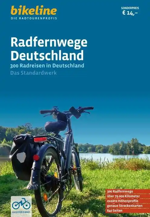 Gratis Retour Fietsgids Bikeline RadFernWege Deutschland - Bikeline fietsgids Duitsland | Esterbauer (9783711102546)