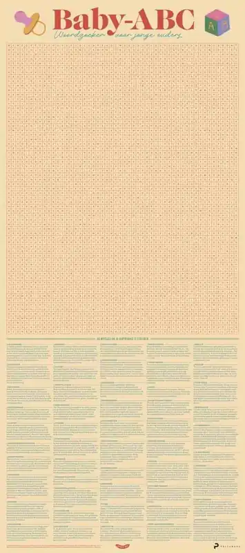 Meest Verkocht Poster – Het Baby-ABC