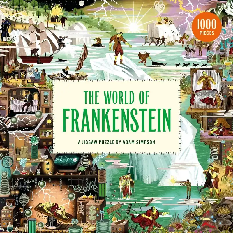 Betaalbaar The World of Frankenstein (puzzel 1000 stukken)