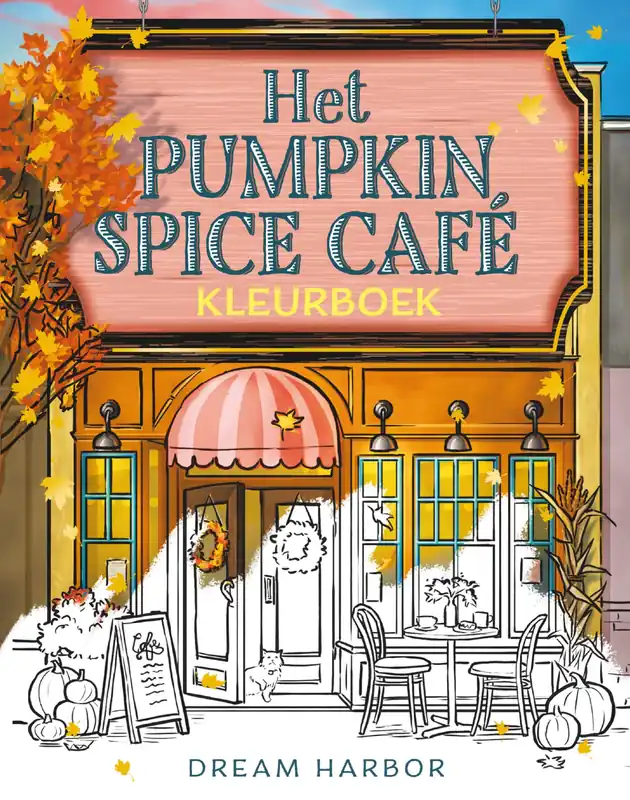 Het Pumpkin Spice Café-kleurboek Laatste Kans